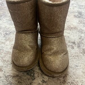 UGG Glittery Tan Boots